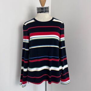 Brooks Brothers Stripes Long Sleeve Thin Sweater size M (350)